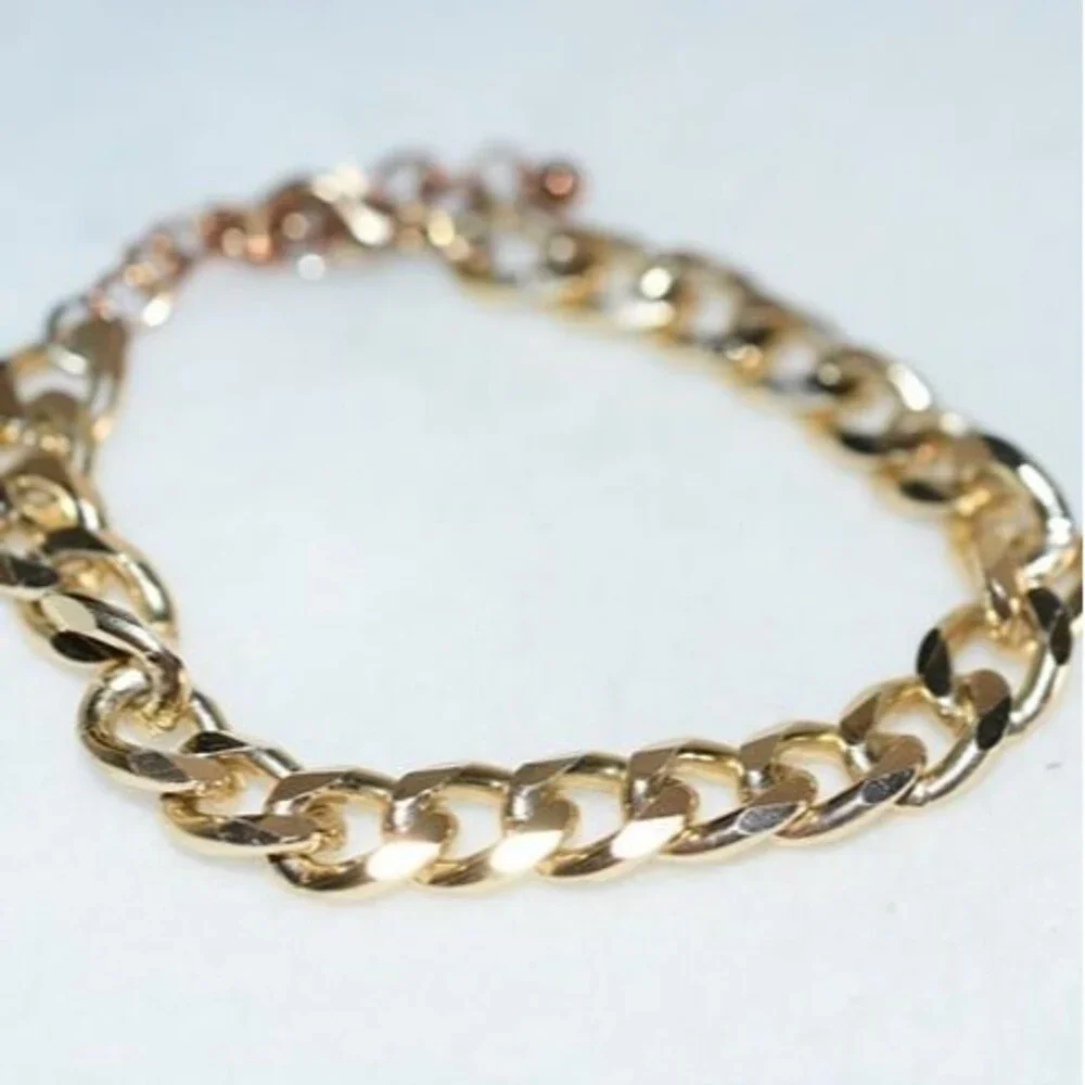 Vintage Chic Gold/Copper Tone Chain Link Lobster Claw Clasp 6